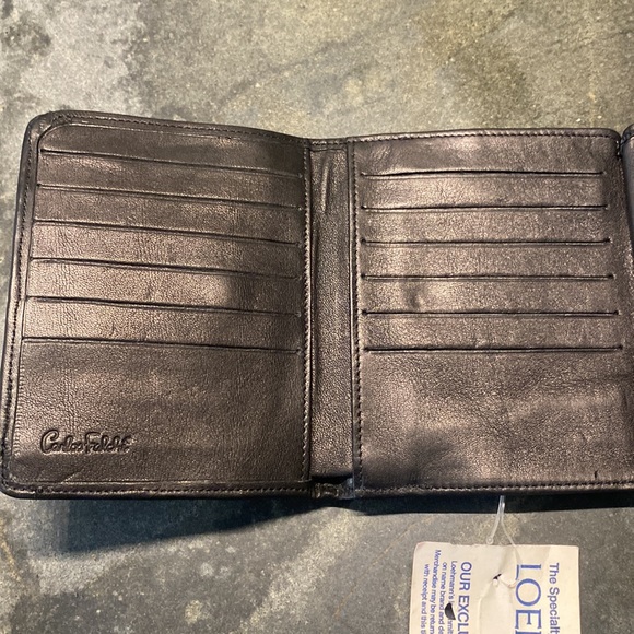 Vintage Carlos Falchi Leather and Leopard Print Wallet - Picture 5 of 10